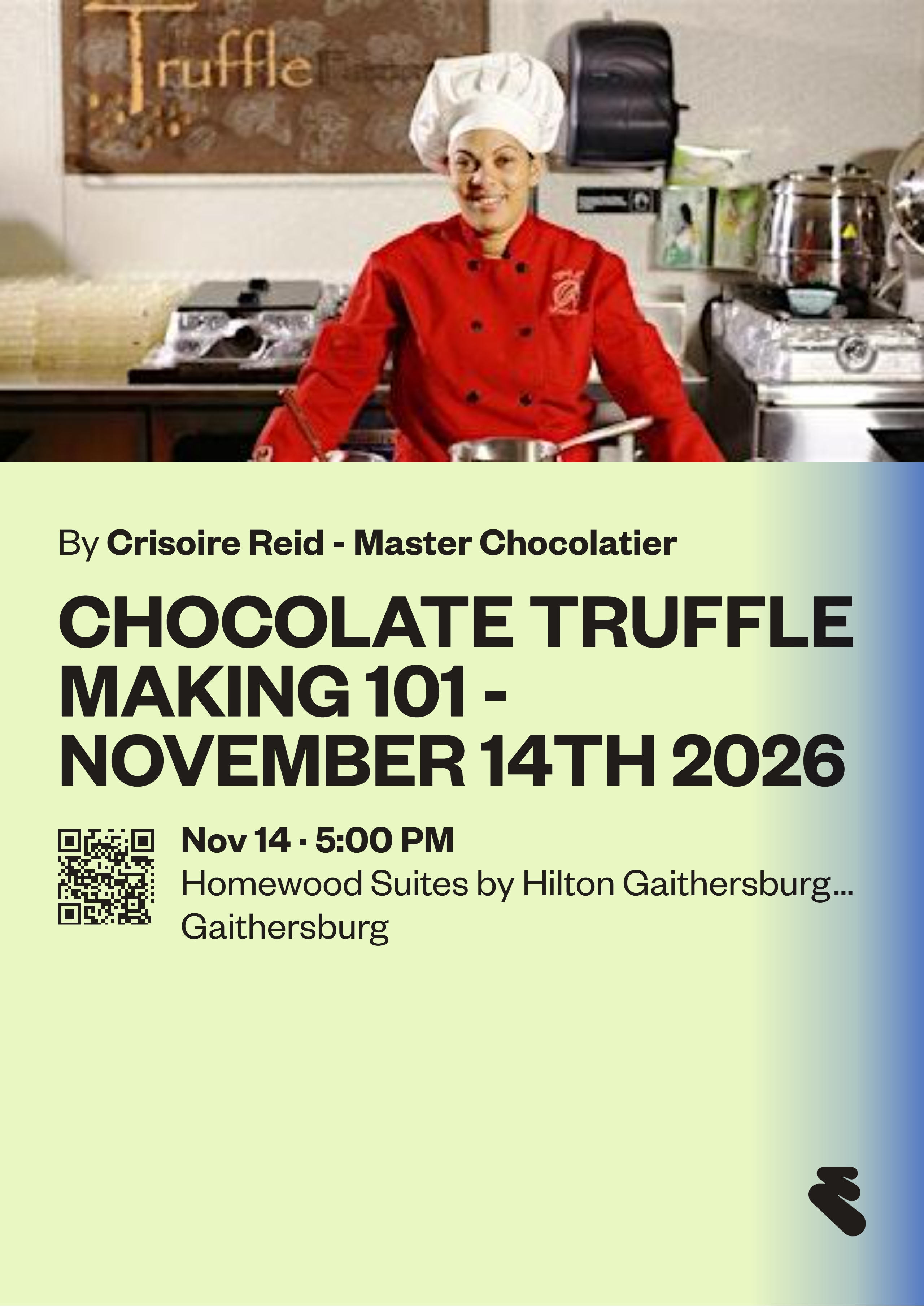 CHOCOLATE TRUFFLE MAKING 101 - NOVEMBER 14TH 2026 - 5PM
