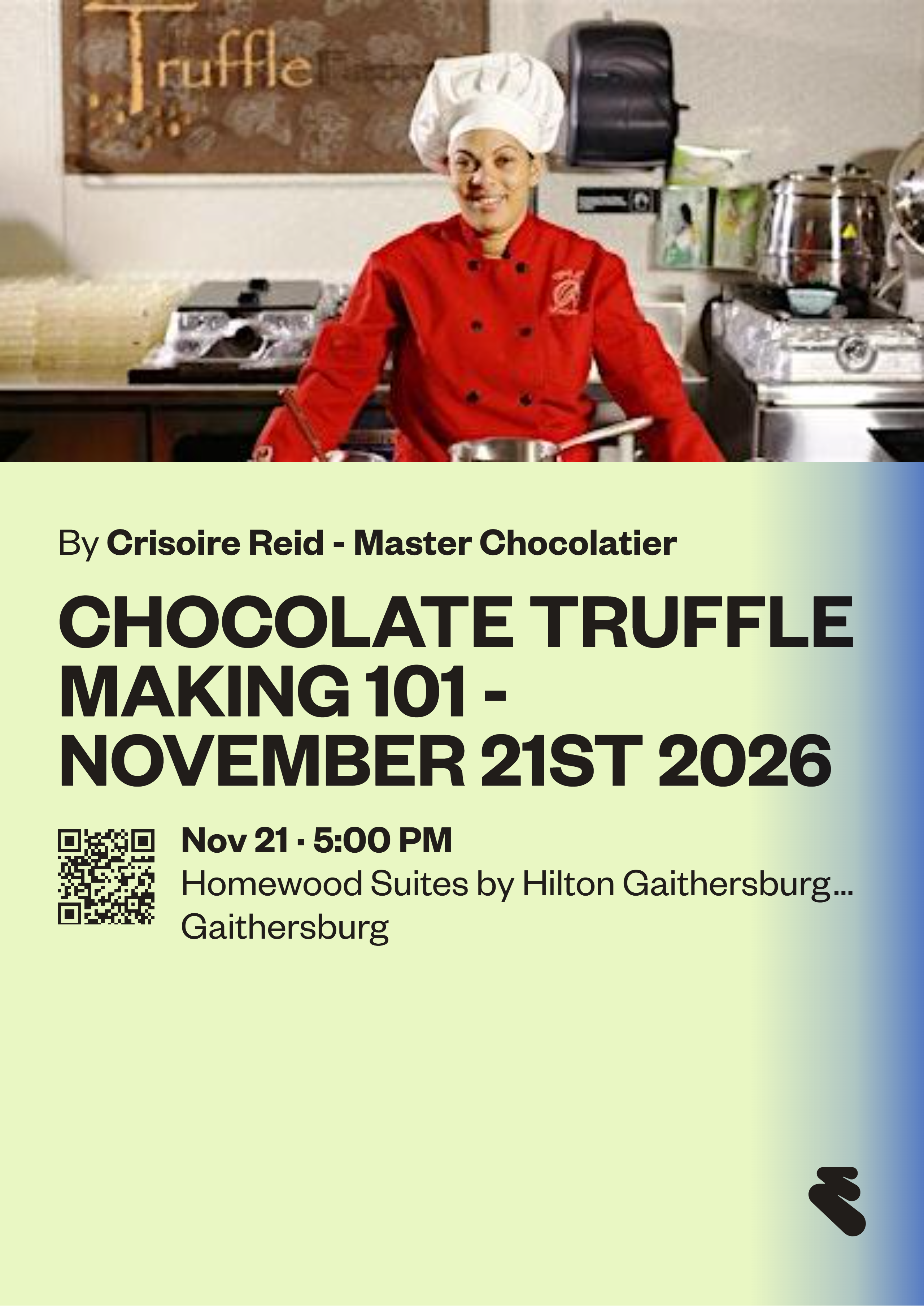 CHOCOLATE TRUFFLE MAKING 101 - NOVEMBER 21ST 2026 - 5PM